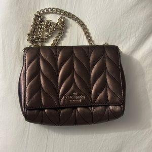 Kate spade purse with gold chain strap